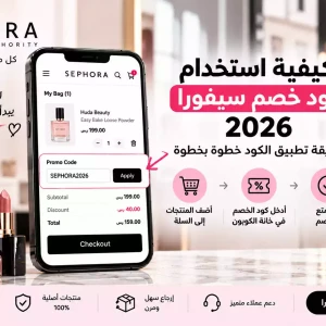 كيفية استخدام كود الخصم من سيفورا 2026 | طريقة تطبيق الكود